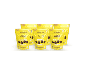 NUD Chocolate Covered Bananas, 6 pack