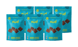 cacao banana crisps, 6 pack
