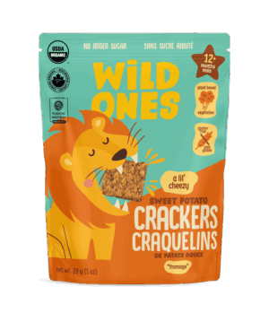 A lil’ Cheezy Sweet Potato Crackers, 9 x 28g